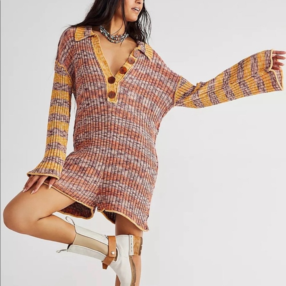 NWOT Free People Wendy romper - XS